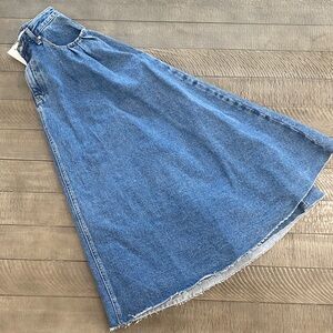 Mydress Classic Blue Denim Skirt size M